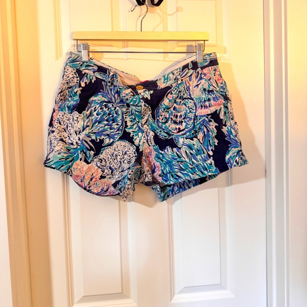 Lilly Pulitzer 5" Callahan Stretch short size 16 GUC